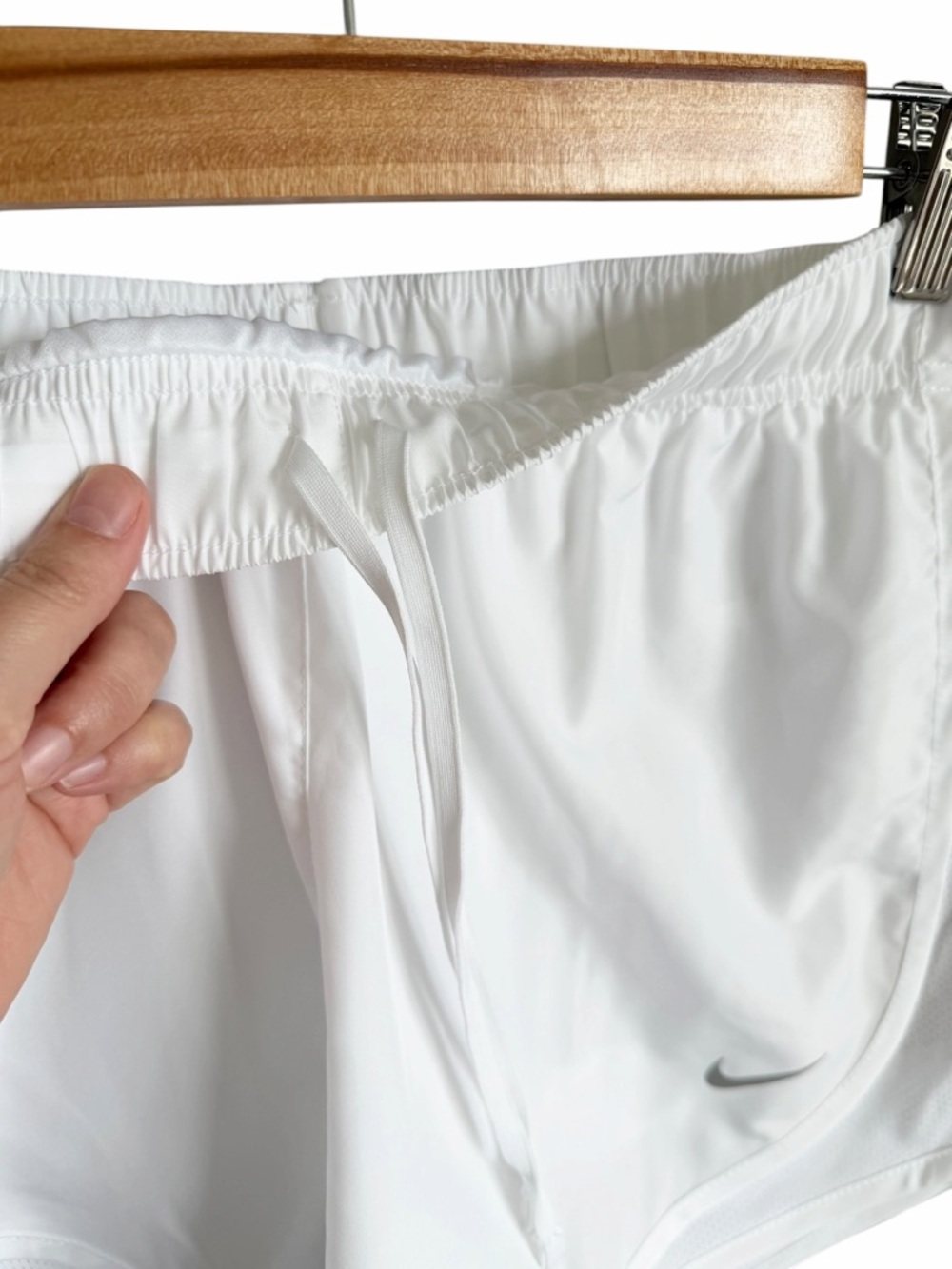 Nike Tempo Dri-FIT Mid-Rise Brief-Lined Running Shorts White Size Medium NWT - Picture 4 of 7